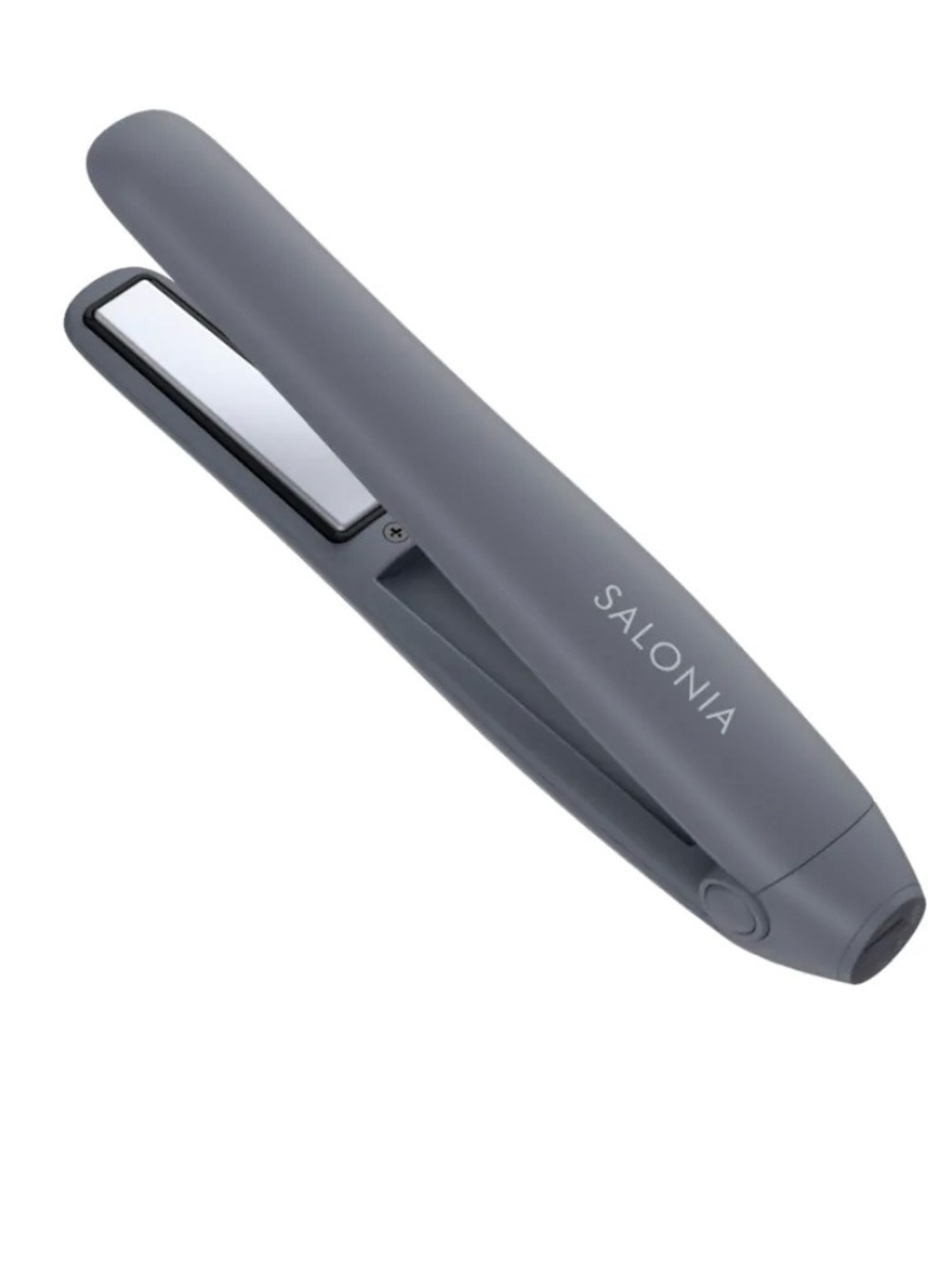 Viral- Japan exclusive Salonia Mini Ceramic Hair Straightener - Slate Gray